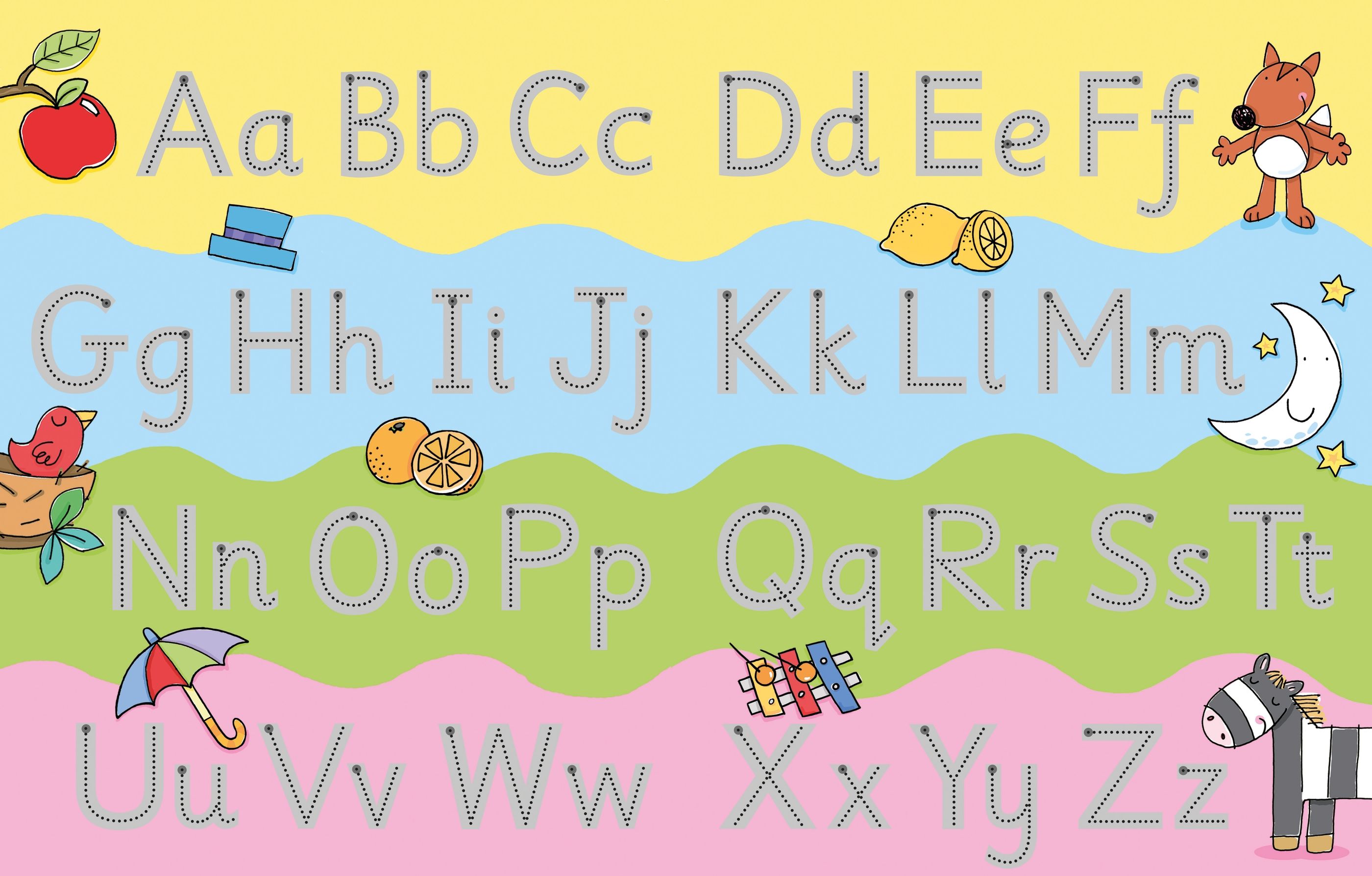 Wipe-clean Alphabet – Carte de activități pentru copii 3+ ani, Usborne