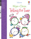 Wipe-clean Telling the Time – Carte de activități pentru copii 3+ ani, Usborne