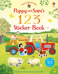 Poppy and Sam's 123 Sticker Book – Carte cu stickere pentru copii 3+ ani, Usborne