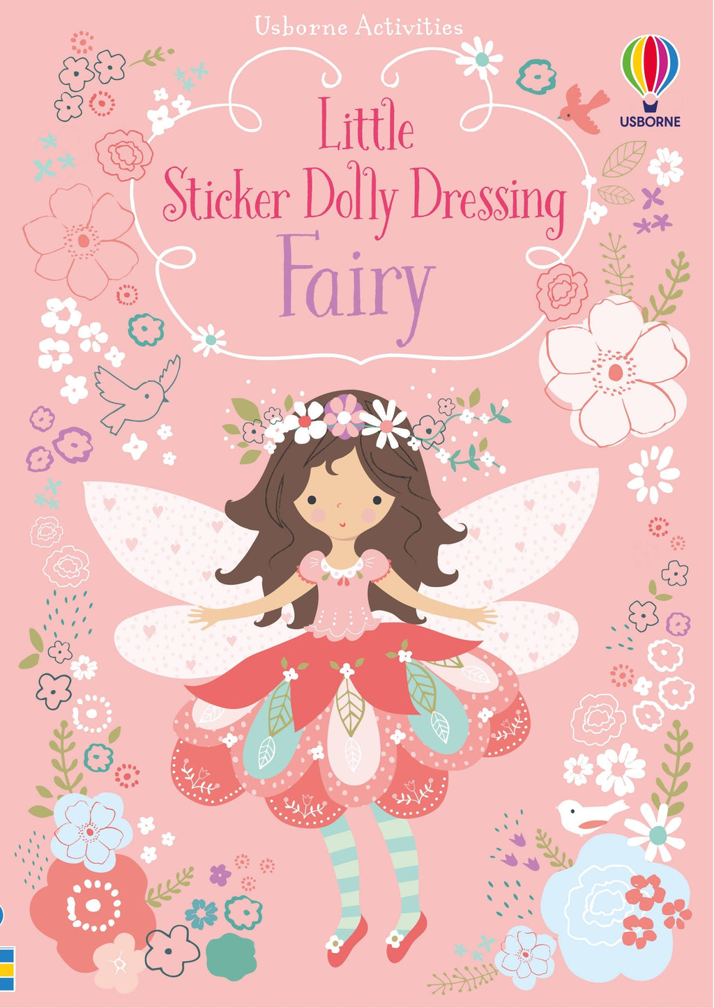 Little Sticker Dolly Dressing Fairy – Carte cu stickere pentru copii 4+ ani, Usborne