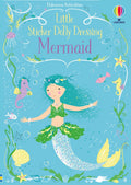 Little Sticker Dolly Dressing Mermaid – Carte cu stickere pentru copii 4+ ani, Usborne