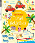 Wipe-Clean Travel Activities – Carte de activități pentru copii 3+ ani, Usborne