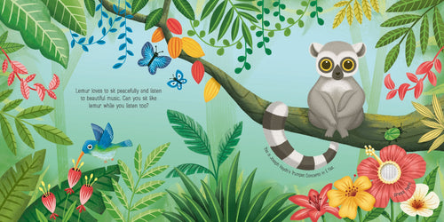 Calming Music Book – Carte muzicală pentru copii 6+ luni, Usborne