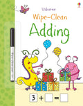 Wipe-Clean Adding – Carte de activități pentru copii 4+ ani, Usborne