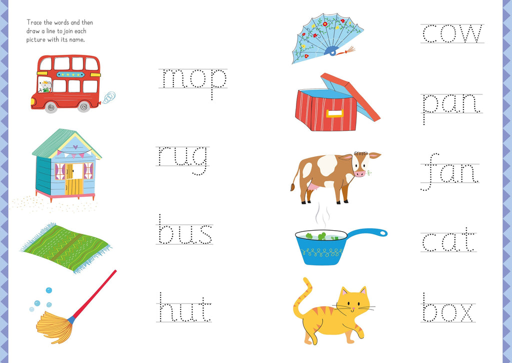 Little Wipe-Clean First Words – Carte de activități pentru copii 3+ ani, Usborne