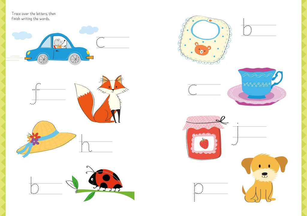Little Wipe-Clean First Words – Carte de activități pentru copii 3+ ani, Usborne