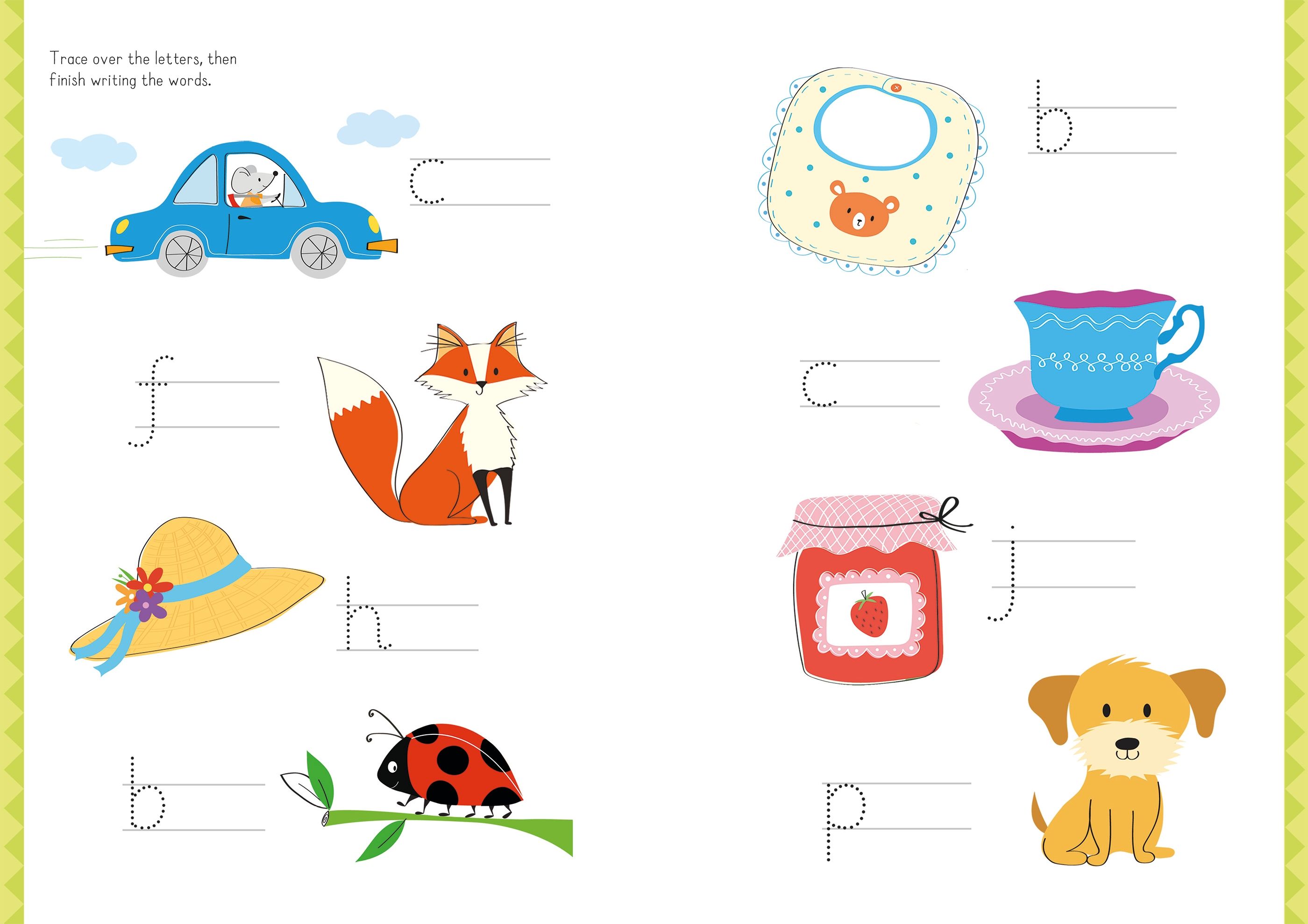 Little Wipe-Clean First Words – Carte de activități pentru copii 3+ ani, Usborne