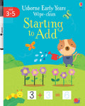 Early Years Wipe-Clean Starting to Add – Carte de activități pentru copii 3+ ani, Usborne