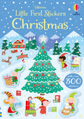 Little First Stickers Christmas – Carte cu 300 de stickere pentru copii 3+ ani, Usborne