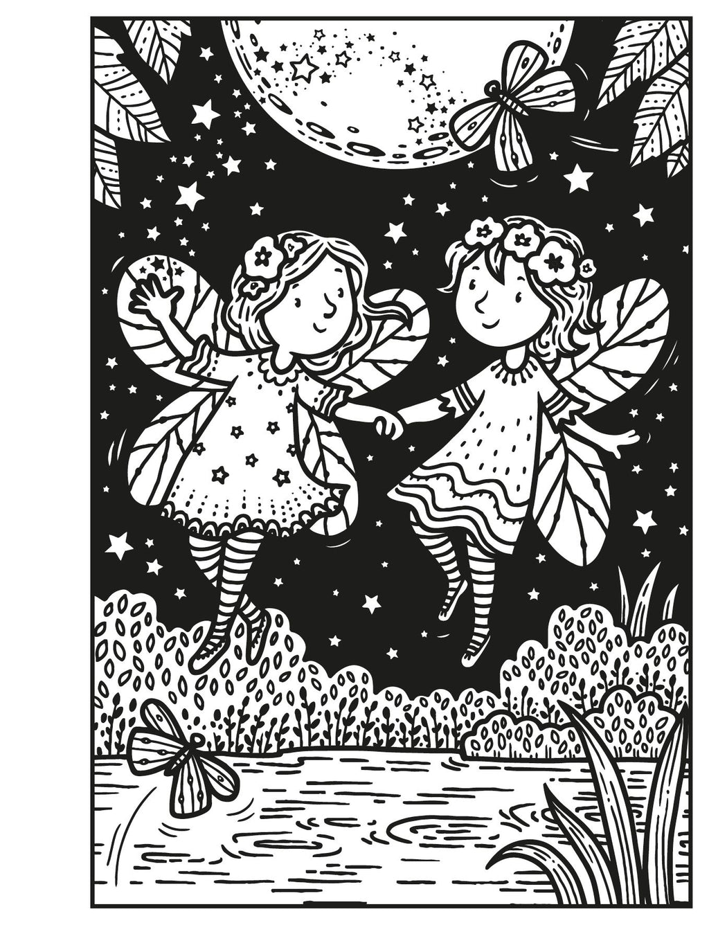 Fairies Magic Painting Book – Carte de activități pentru copii 6+ ani, Usborne
