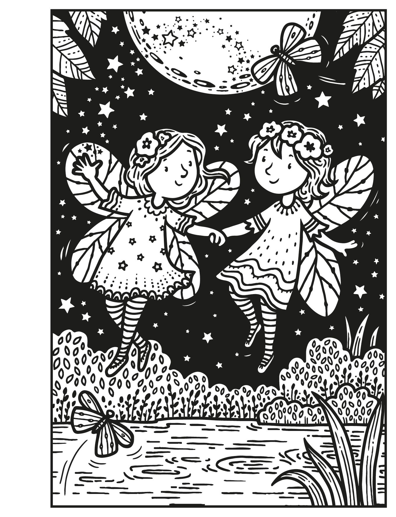 Fairies Magic Painting Book – Carte de activități pentru copii 6+ ani, Usborne