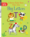 Early Years Wipe-Clean Big Letters – Carte de activități pentru copii 3+ ani, Usborne