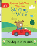 Early Years Wipe-Clean Starting to Write – Carte de activități pentru copii 3+ ani, Usborne