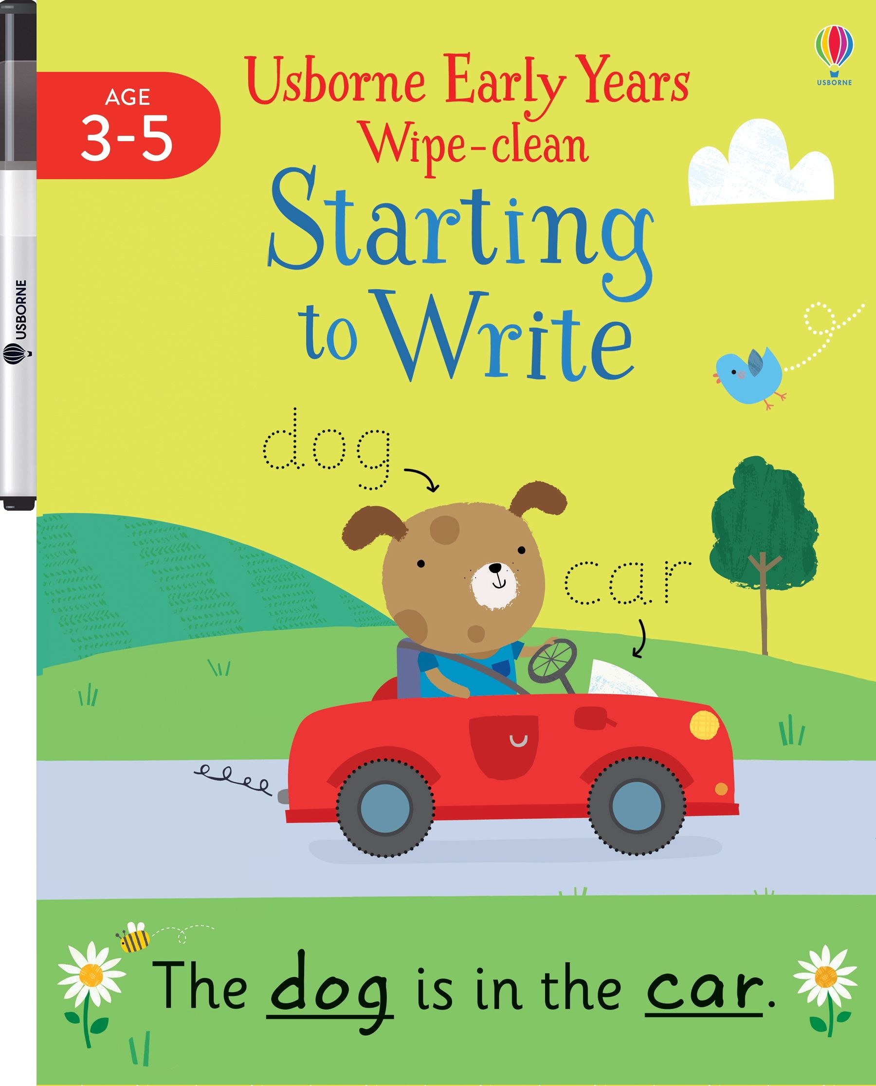 Early Years Wipe-Clean Starting to Write – Carte de activități pentru copii 3+ ani, Usborne