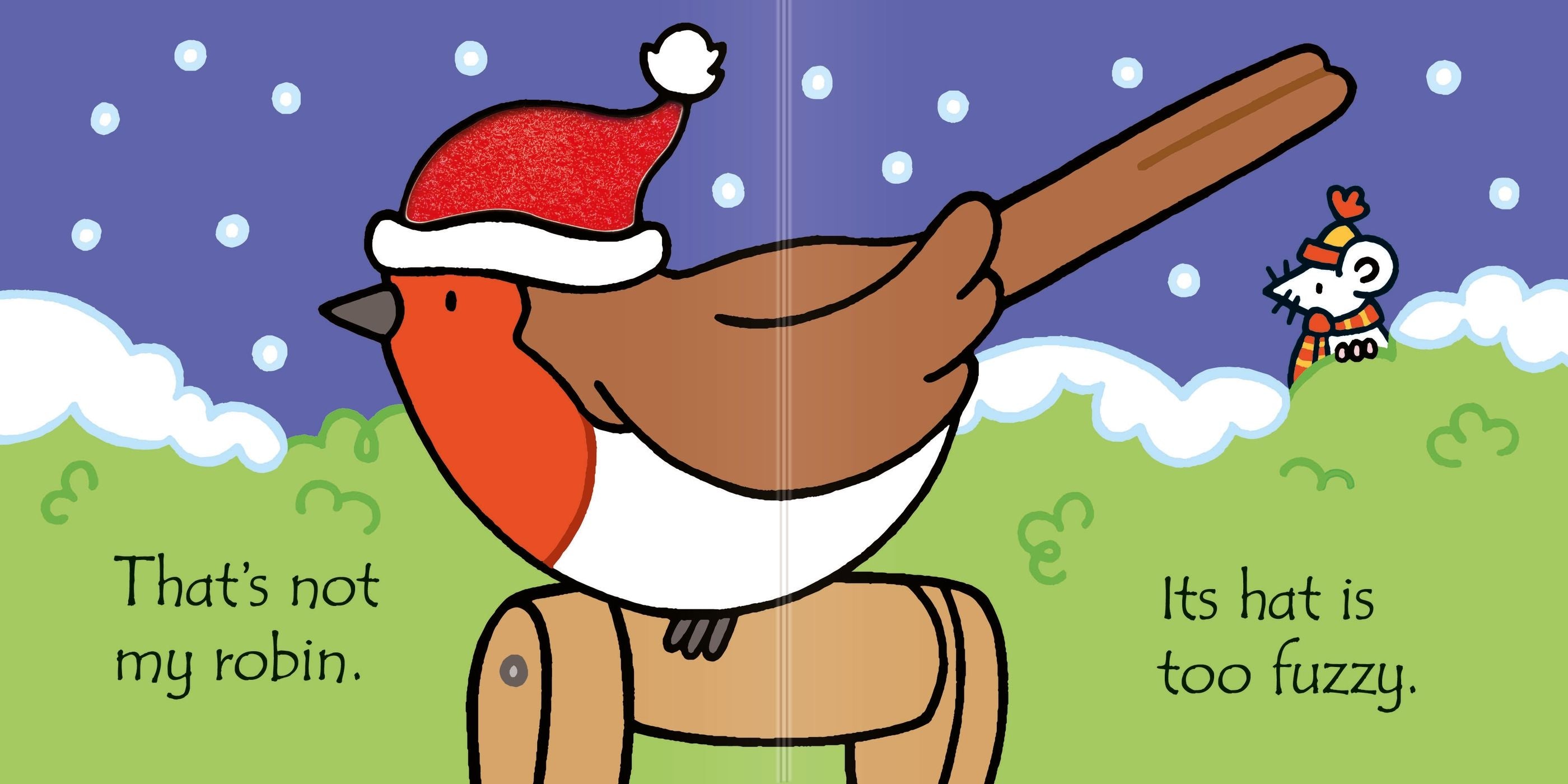That’s not my robin… – Carte senzorială cu texturi pentru copii 3+ luni, Usborne