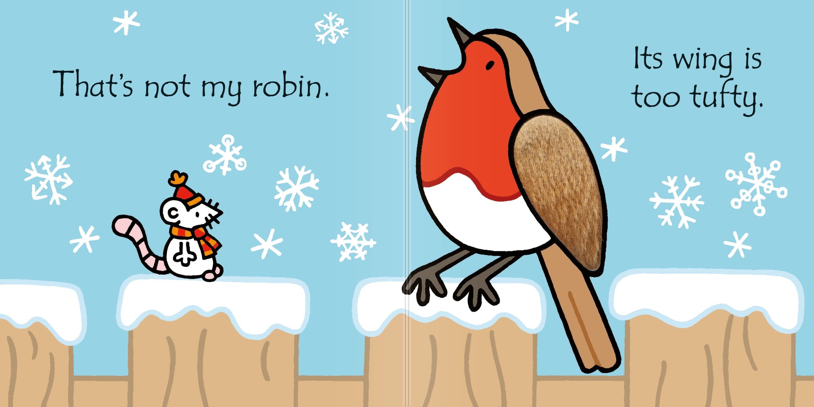 That’s not my robin… – Carte senzorială cu texturi pentru copii 3+ luni, Usborne