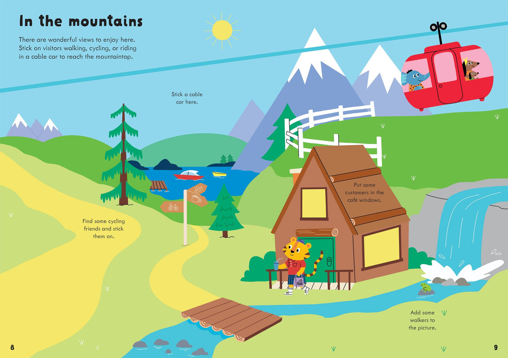 Little First Stickers Holiday – Carte cu stickere pentru copii 3+ ani, Usborne