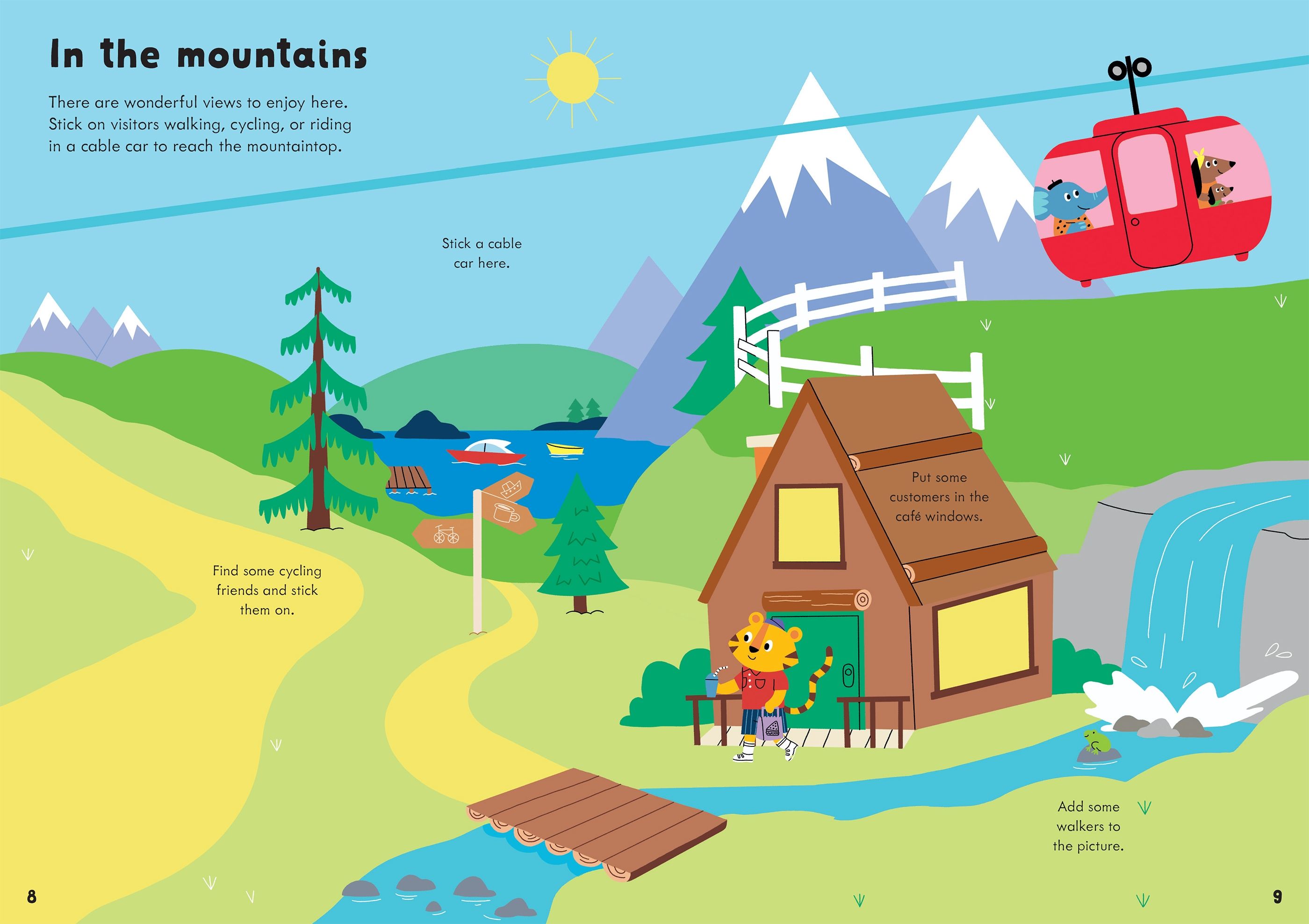 Little First Stickers Holiday – Carte cu stickere pentru copii 3+ ani, Usborne