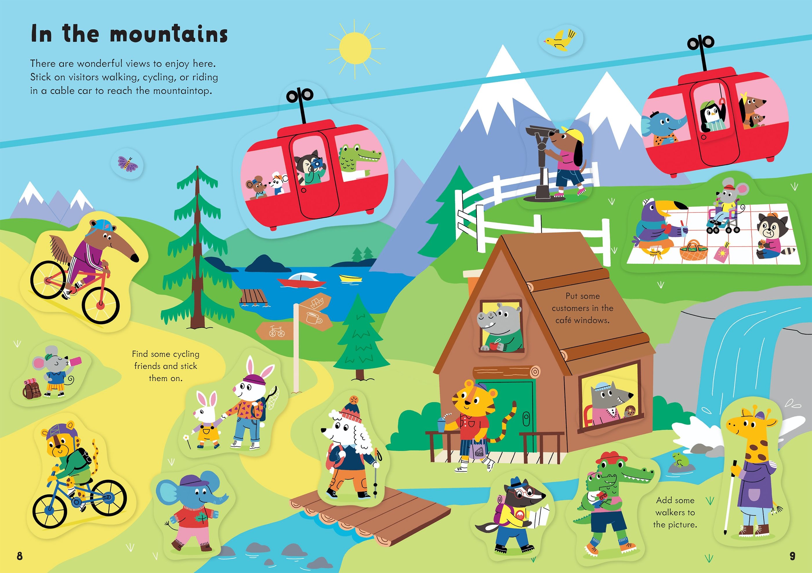 Little First Stickers Holiday – Carte cu stickere pentru copii 3+ ani, Usborne