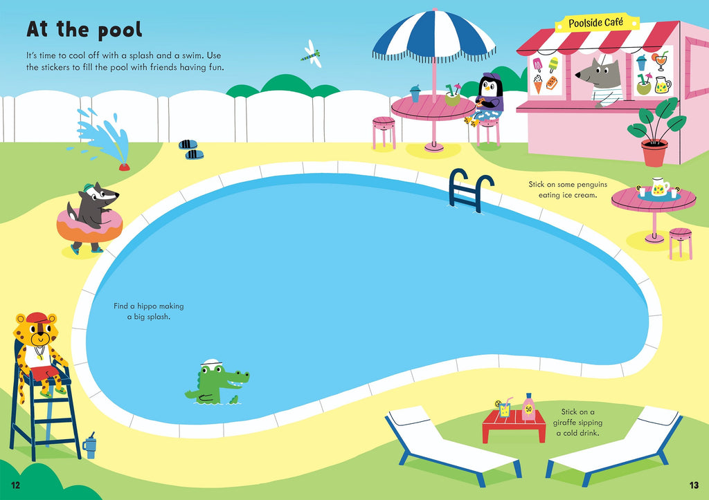 Little First Stickers Holiday – Carte cu stickere pentru copii 3+ ani, Usborne