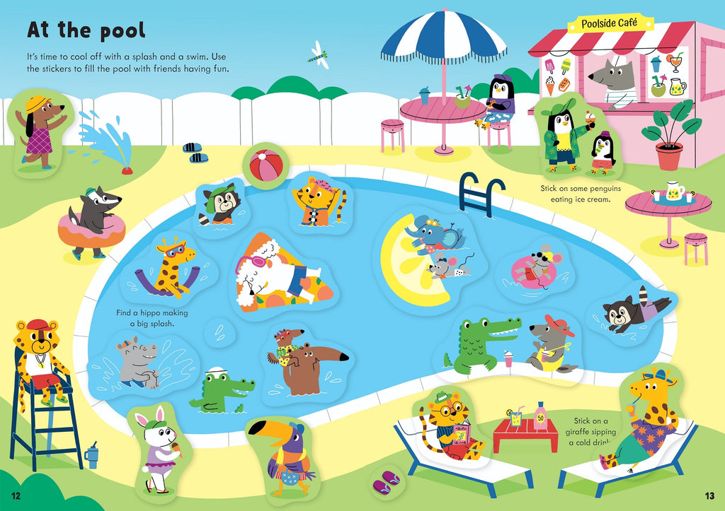 Little First Stickers Holiday – Carte cu stickere pentru copii 3+ ani, Usborne
