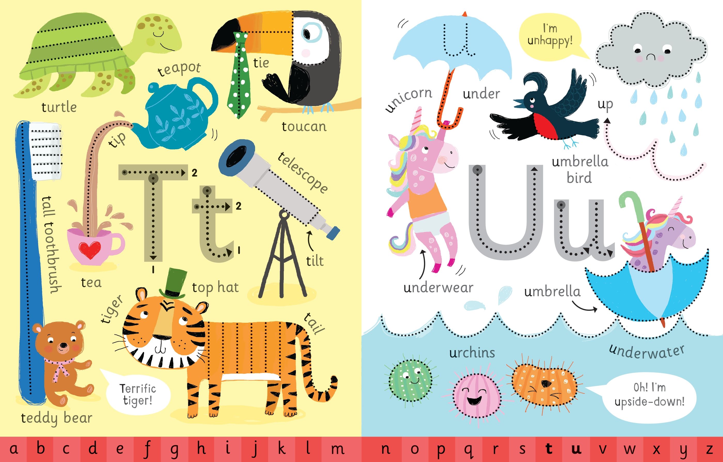 Early Years Wipe-Clean Alphabet – Carte de activități pentru copii 3+ ani, Usborne