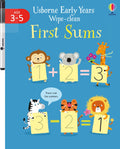 Early Years Wipe-Clean First Sums – Carte de activități pentru copii 3+ ani, Usborne