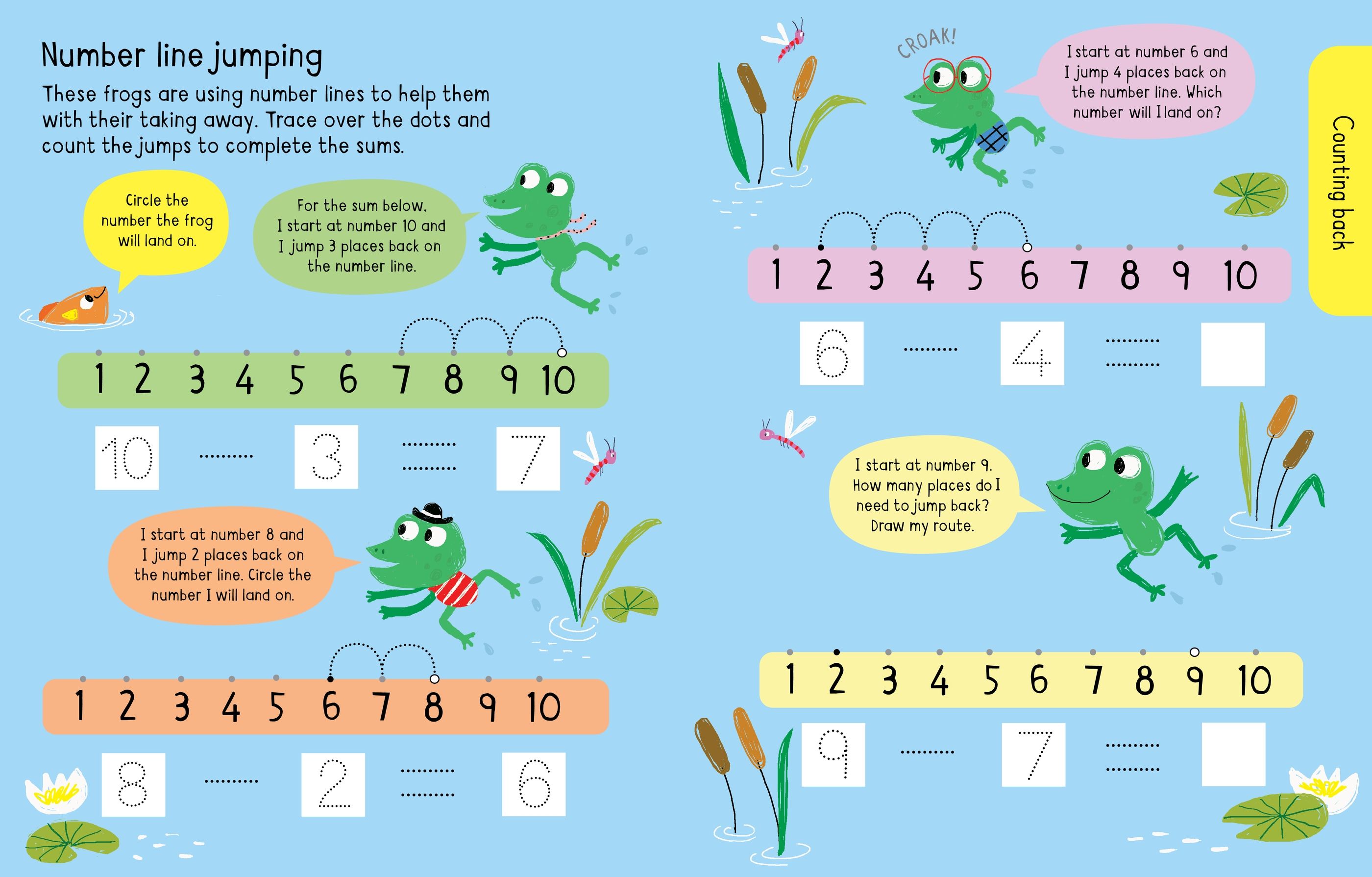 Early Years Wipe-Clean First Sums – Carte de activități pentru copii 3+ ani, Usborne