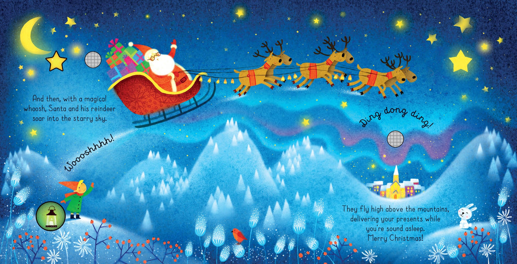 Santa Sound Book – Carte cu sunete pentru copii 3+ ani, Usborne