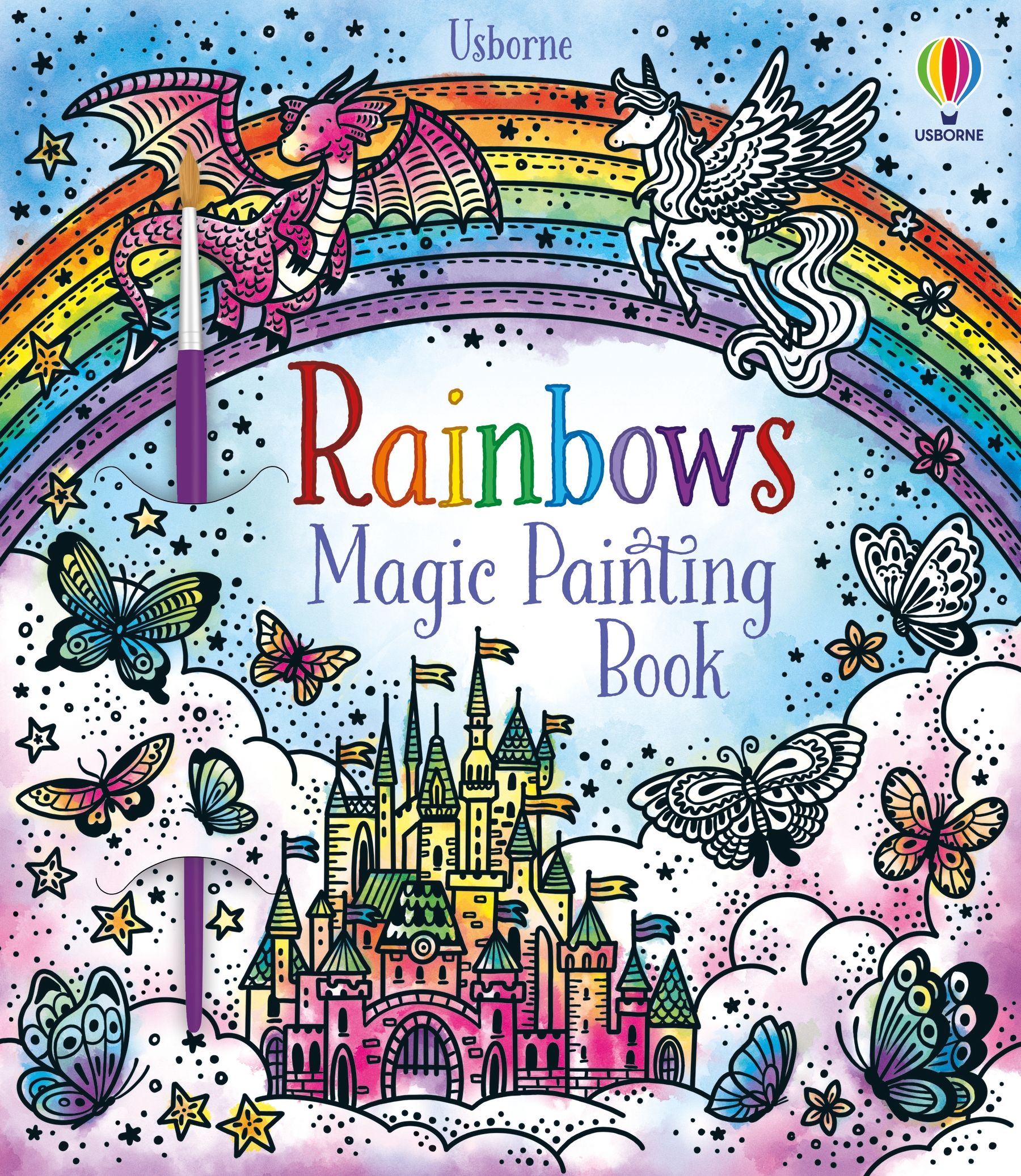 Rainbows Magic Painting Book – Carte de activități pentru copii 5+ ani, Usborne