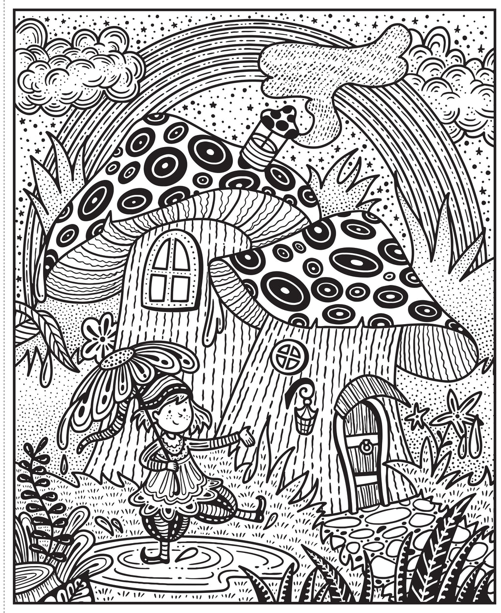 Rainbows Magic Painting Book – Carte de activități pentru copii 5+ ani, Usborne