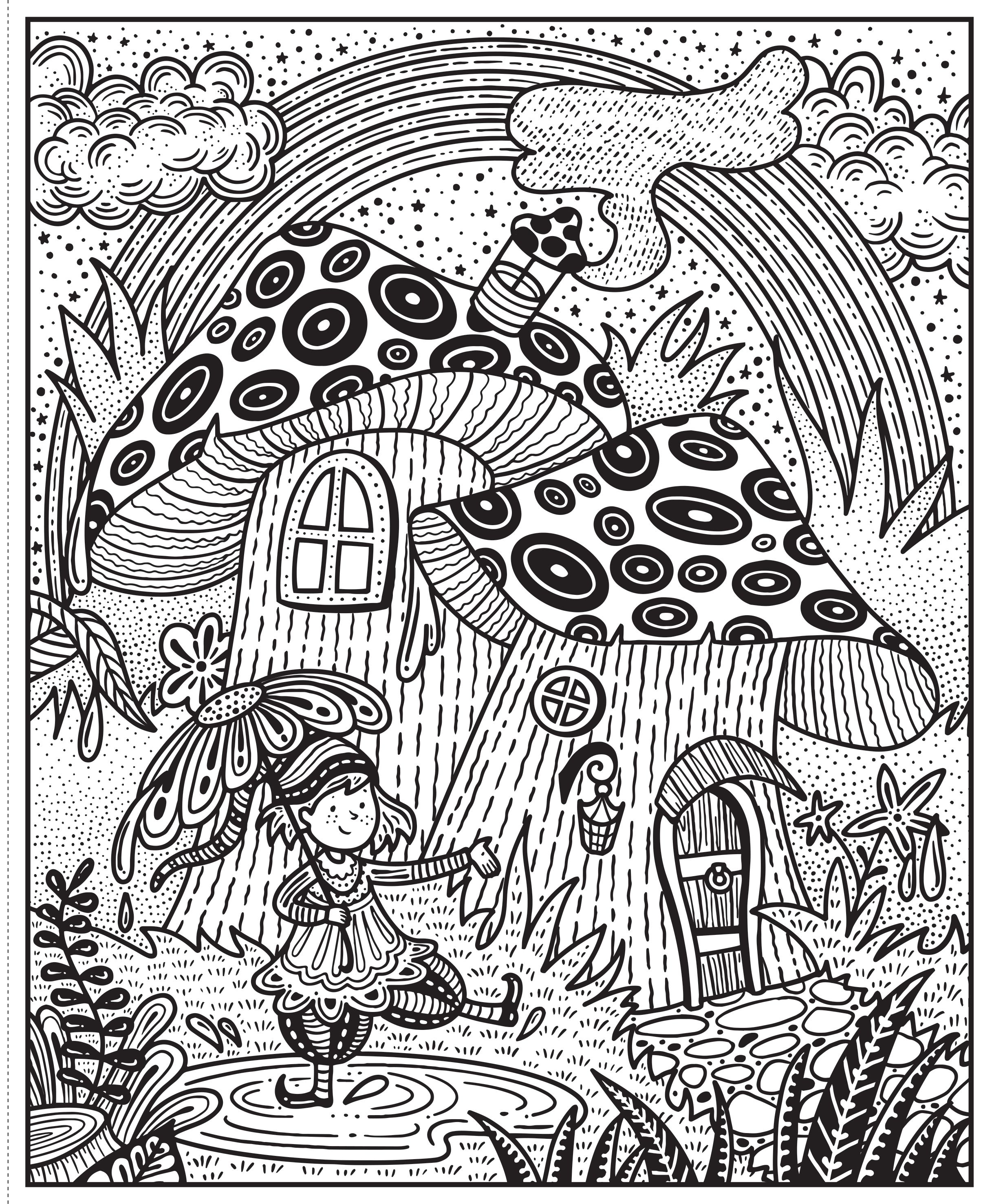 Rainbows Magic Painting Book – Carte de activități pentru copii 5+ ani, Usborne