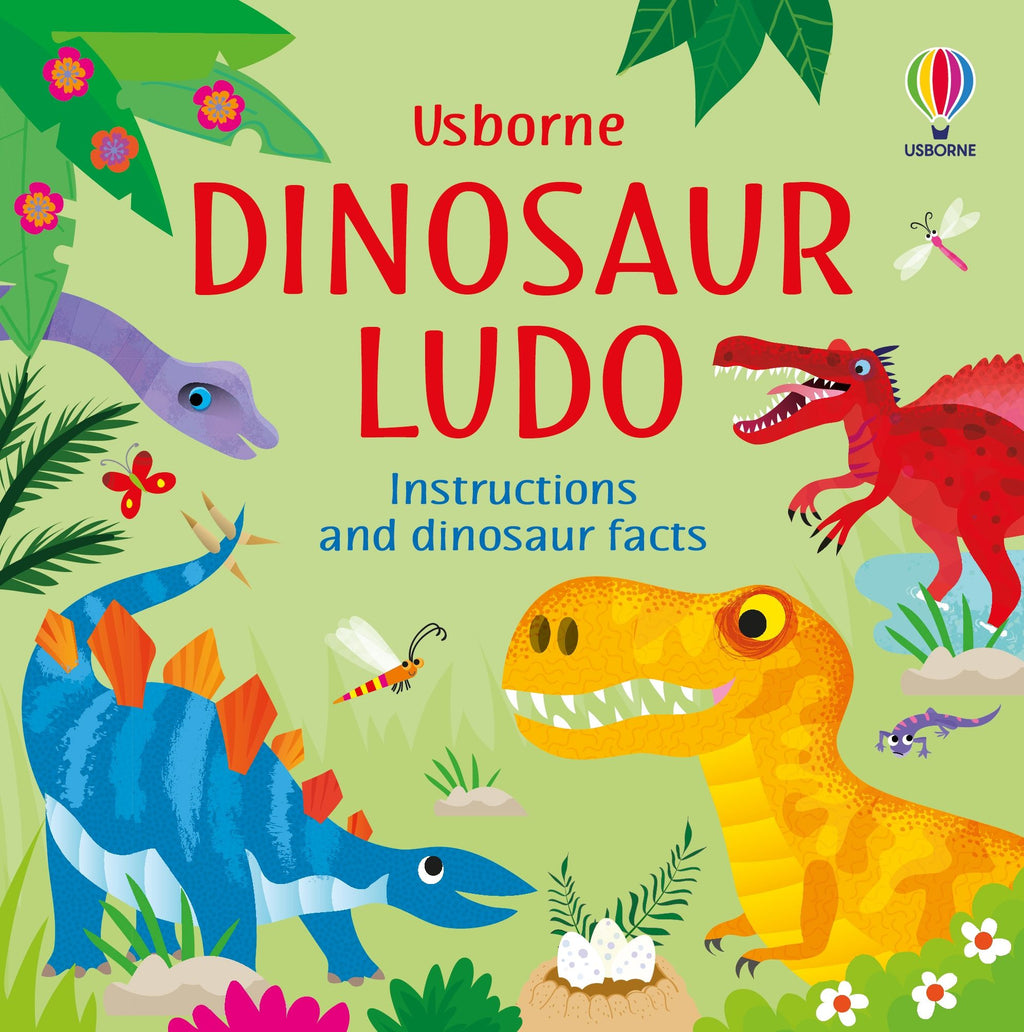 Ludo Board Game Dinosaurs – Joc de societate pentru copii 3+ ani, Usborne