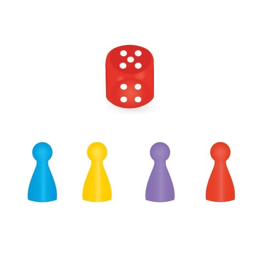 Ludo Board Game Dinosaurs – Joc de societate pentru copii 3+ ani, Usborne