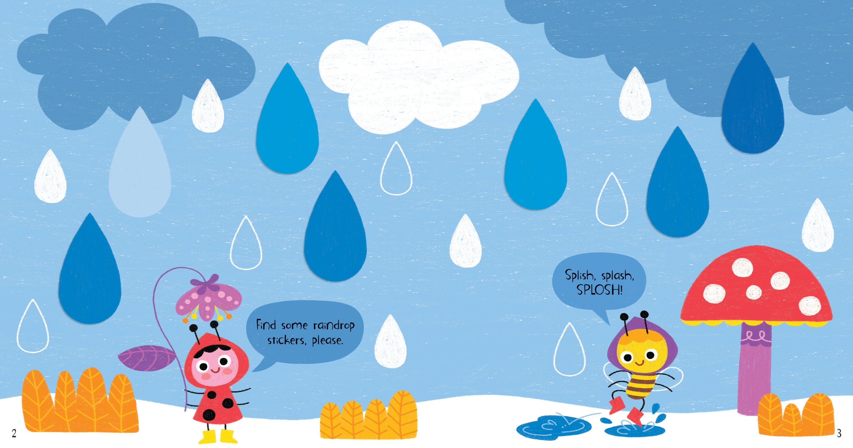 Detaliu din cartea „Little Children's Sticker Book”, Usborne – imaginea 3
