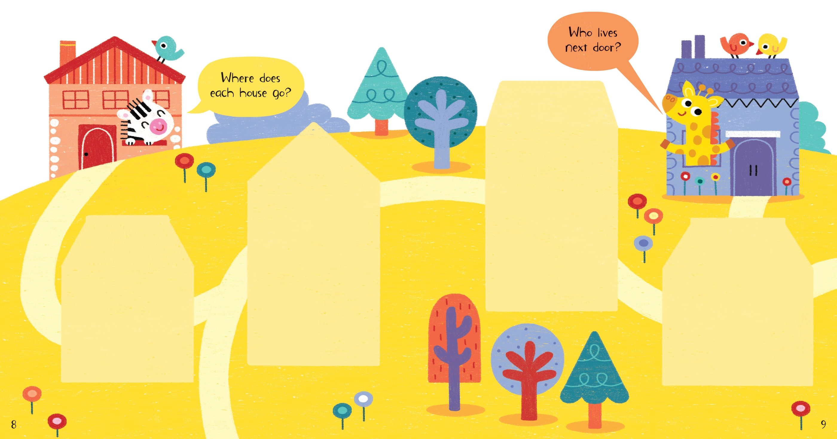 Detaliu din cartea „Little Children's Sticker Book”, Usborne – imaginea 6