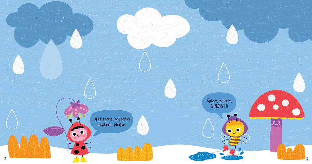 Detaliu din cartea „Little Children's Sticker Book”, Usborne – imaginea 2
