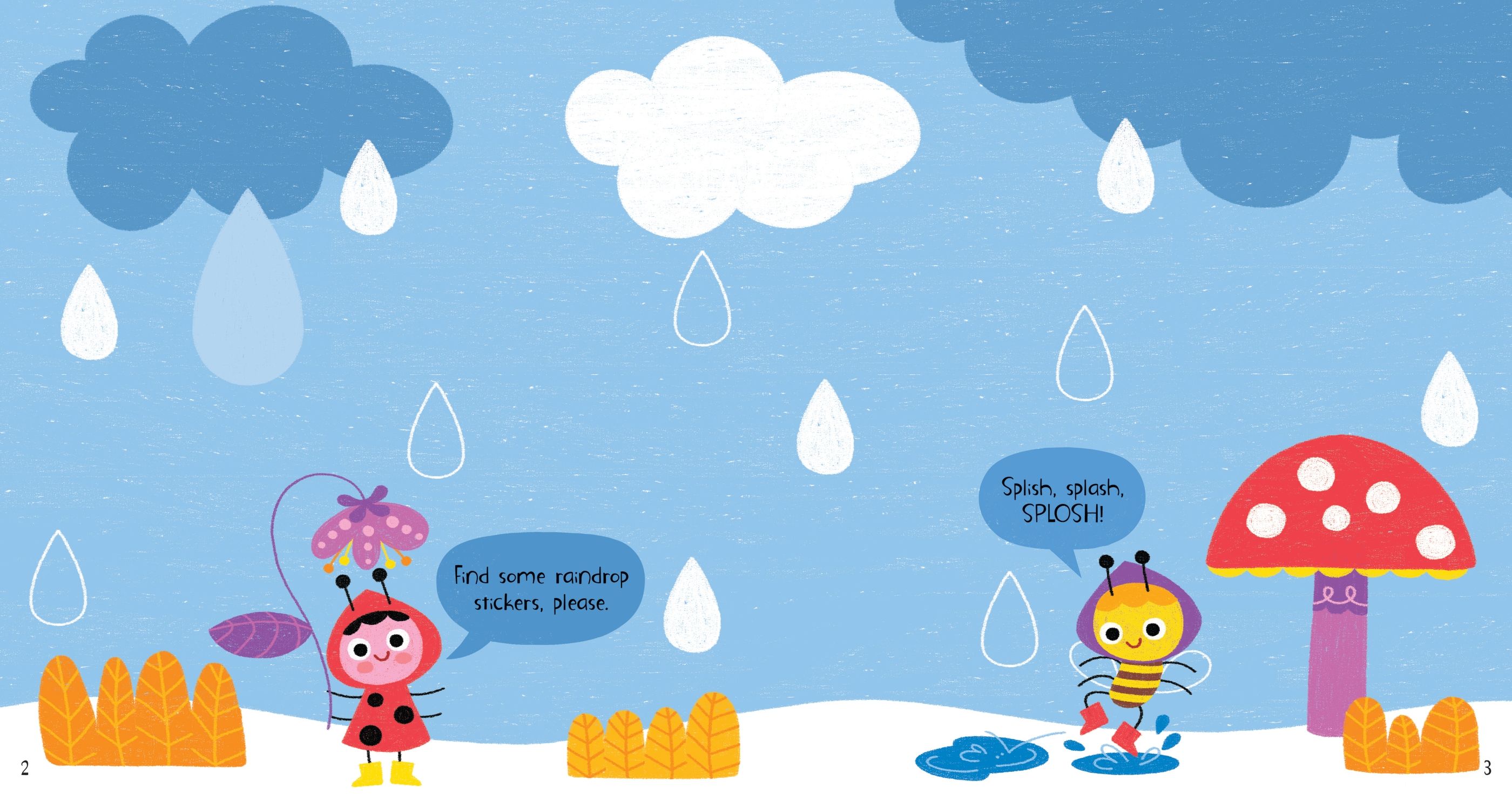 Detaliu din cartea „Little Children's Sticker Book”, Usborne – imaginea 2