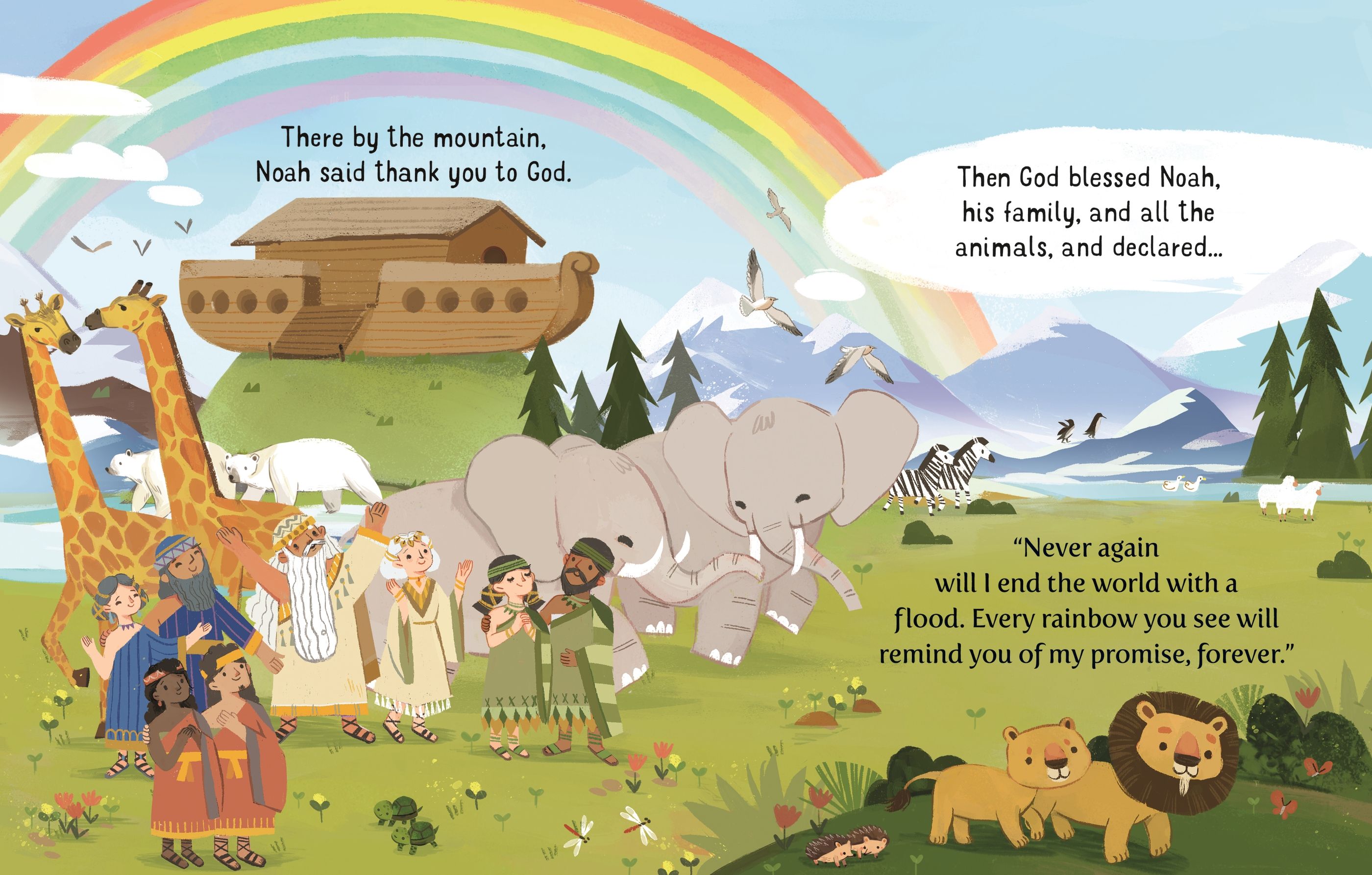 Bible Stories for Little Children – Carte ilustrată în limba engleză pentru copii 3+ ani, Usborne