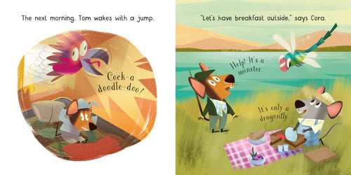 The Town Mouse and the Country Mouse – Carte cartonată ilustrată pentru copii 18+ luni, Usborne
