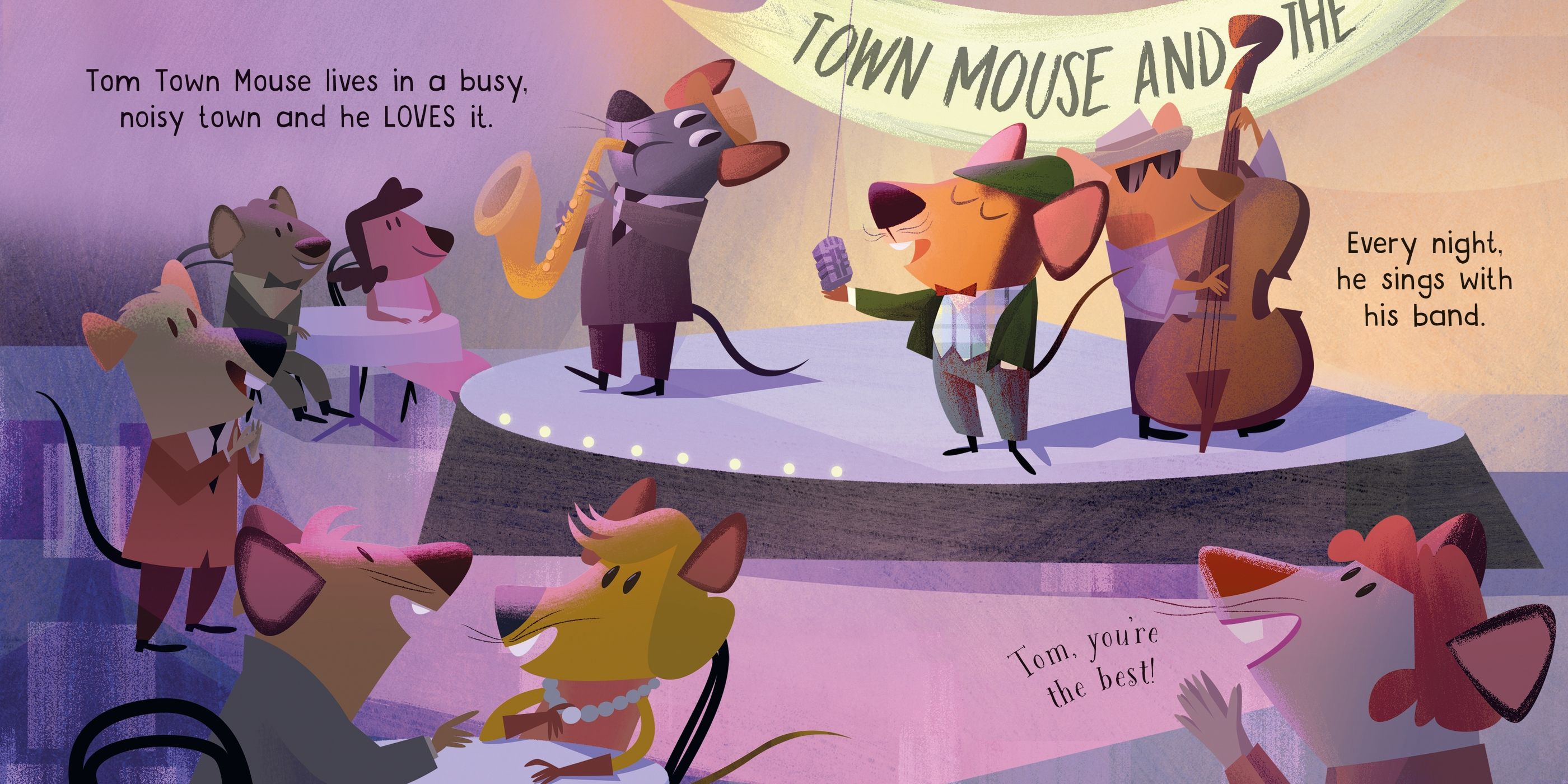 The Town Mouse and the Country Mouse – Carte cartonată ilustrată pentru copii 18+ luni, Usborne