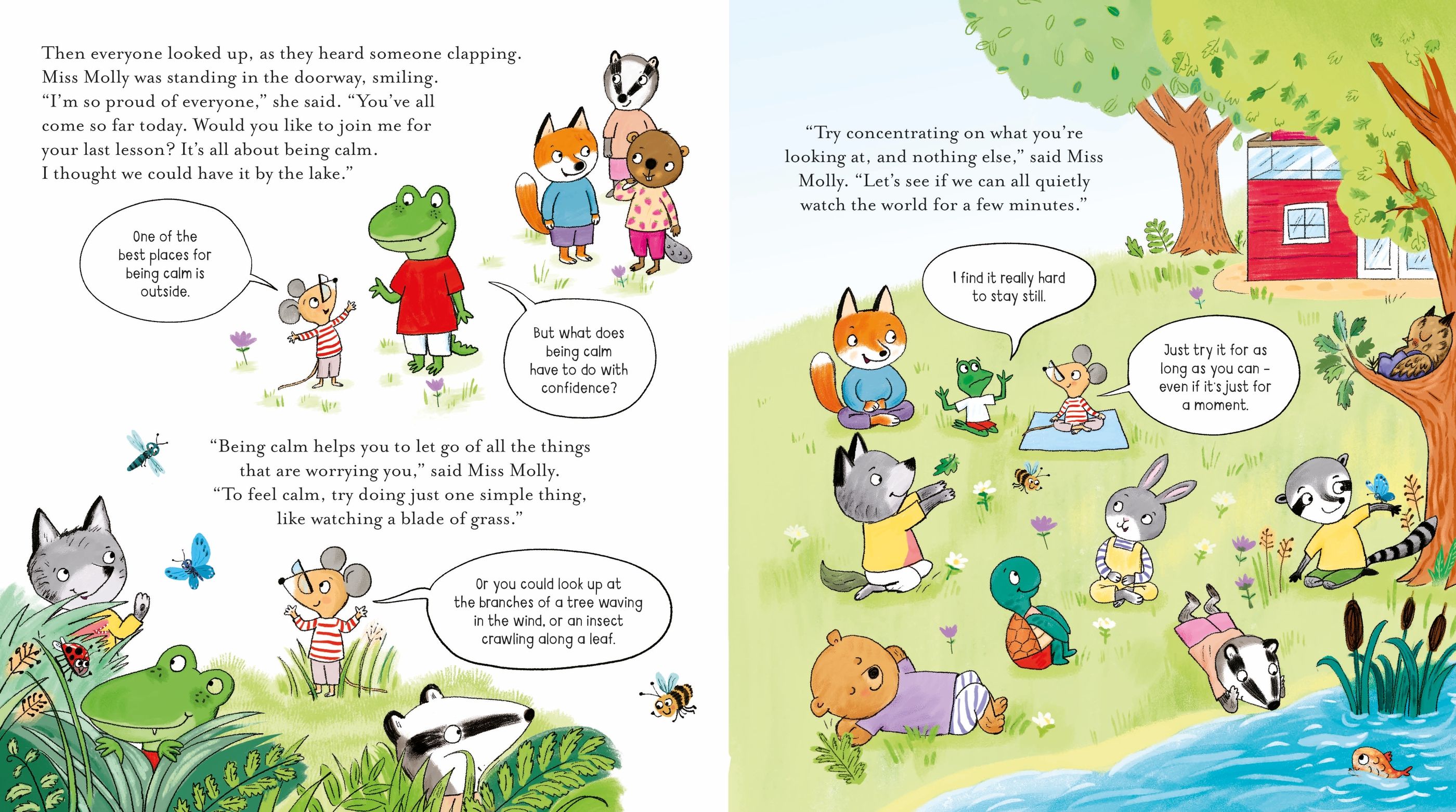 Detaliu din cartea „Miss Molly's School of Confidence”, Usborne – imaginea 3