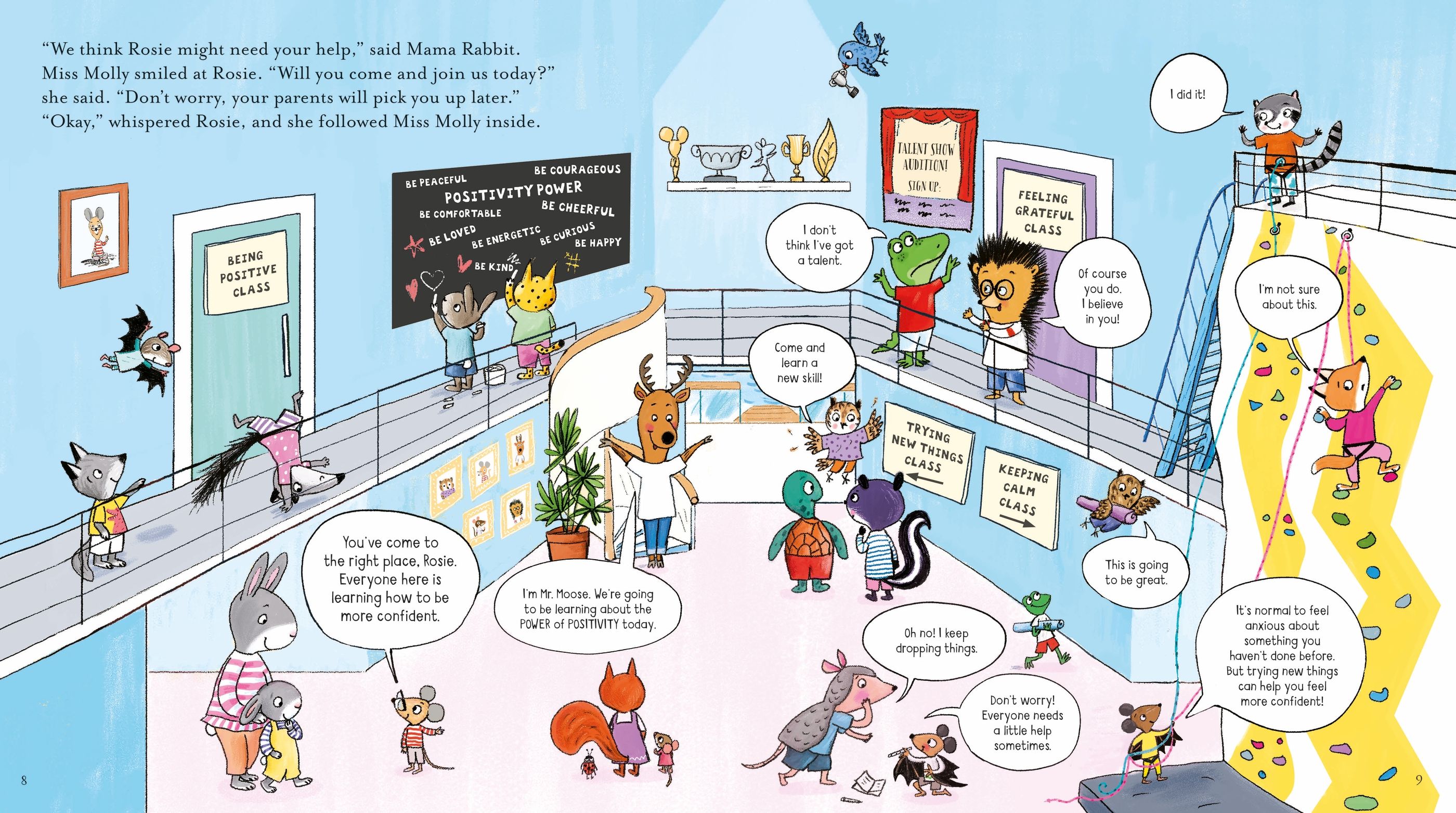 Detaliu din cartea „Miss Molly's School of Confidence”, Usborne – imaginea 5