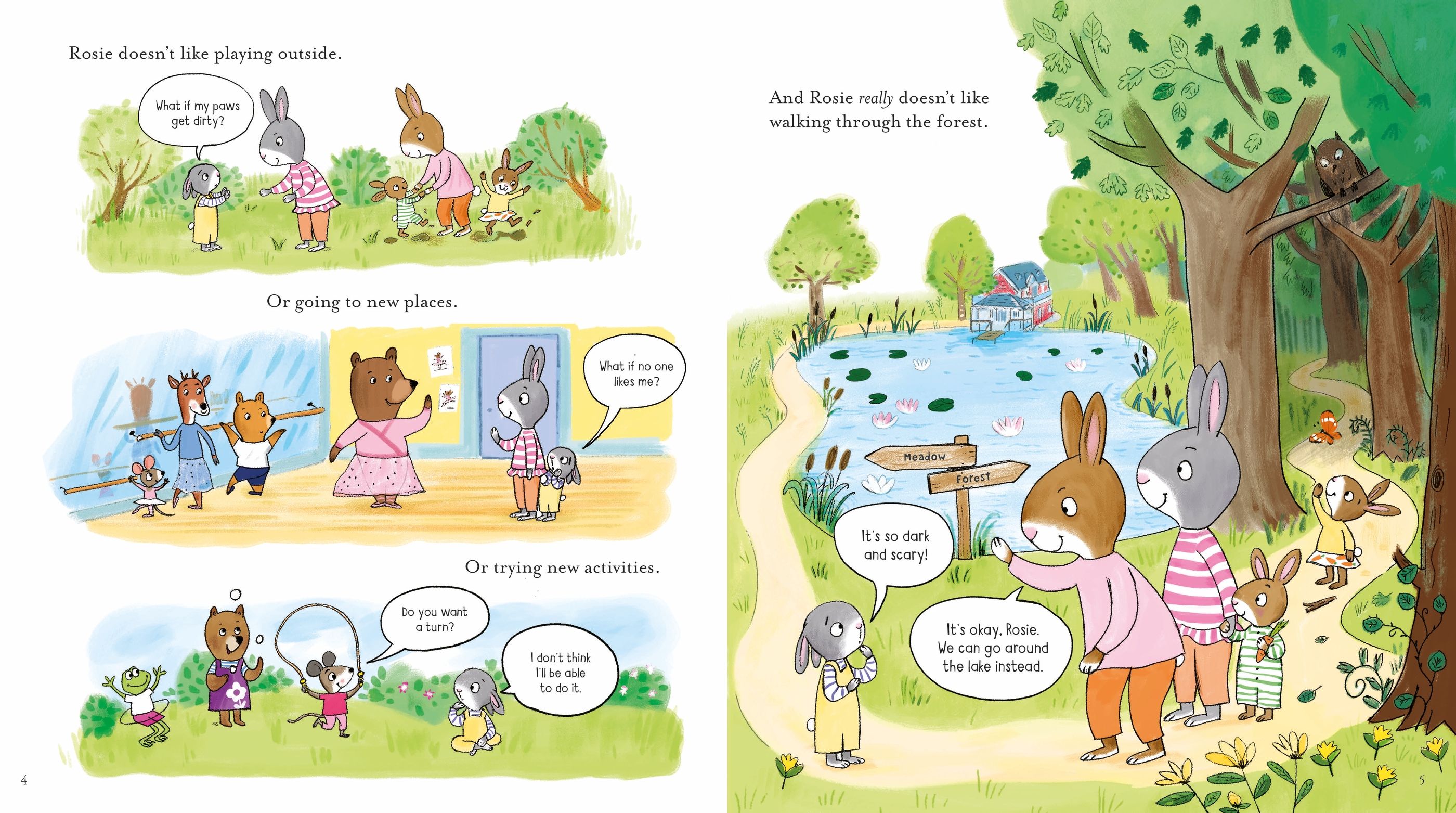Detaliu din cartea „Miss Molly's School of Confidence”, Usborne – imaginea 2