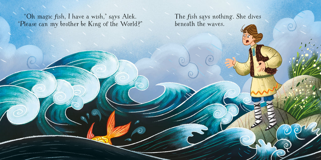 Detaliu din cartea „The Magic Fish”, Usborne – imaginea 4
