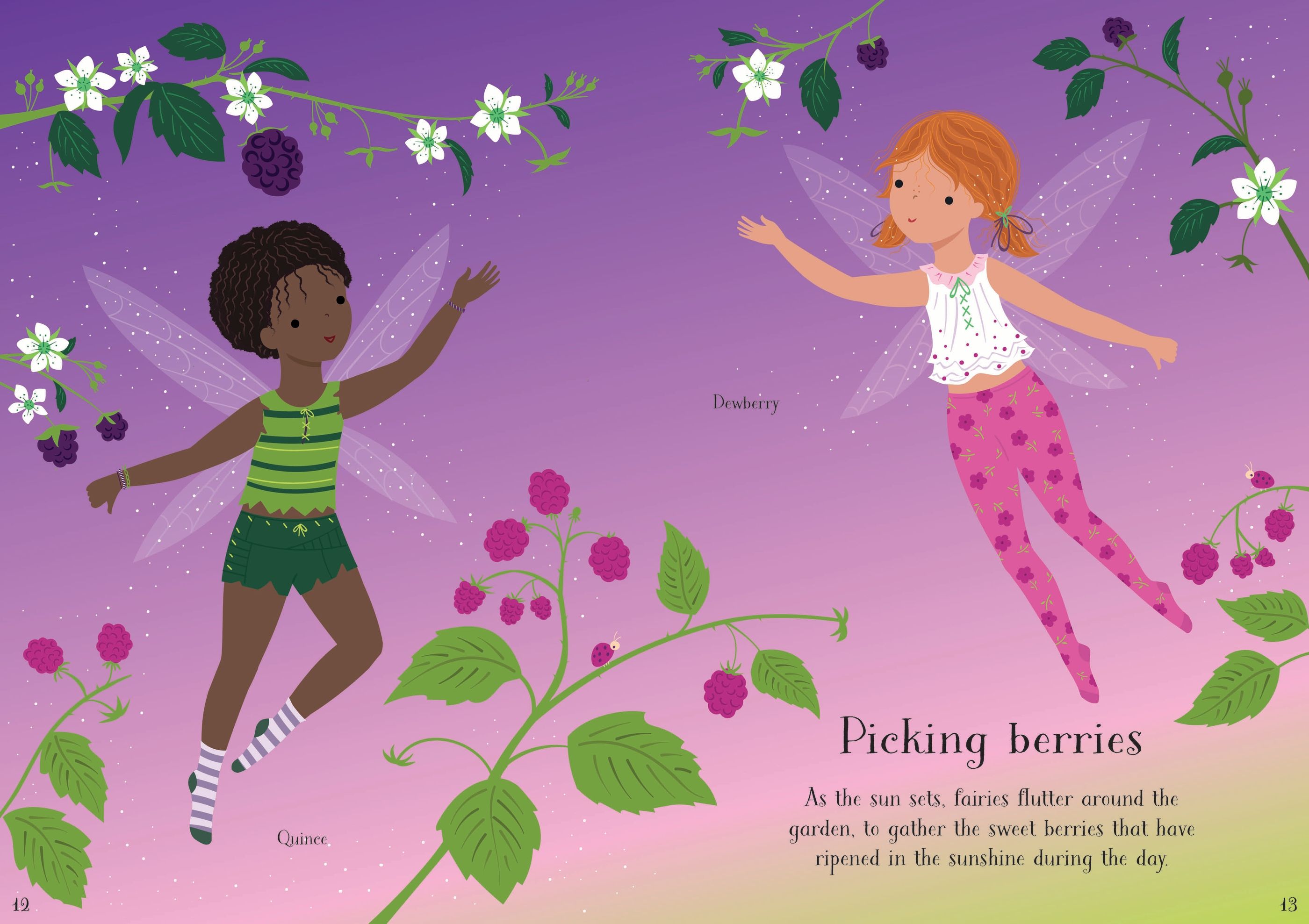 Little Sticker Dolly Dressing Garden Fairy – Carte cu stickere pentru copii 4+ ani, Usborne
