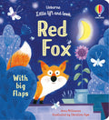 Coperta cărții „Little Lift and Look Red Fox” – carte cu clapete Usborne pentru copii 10+ luni