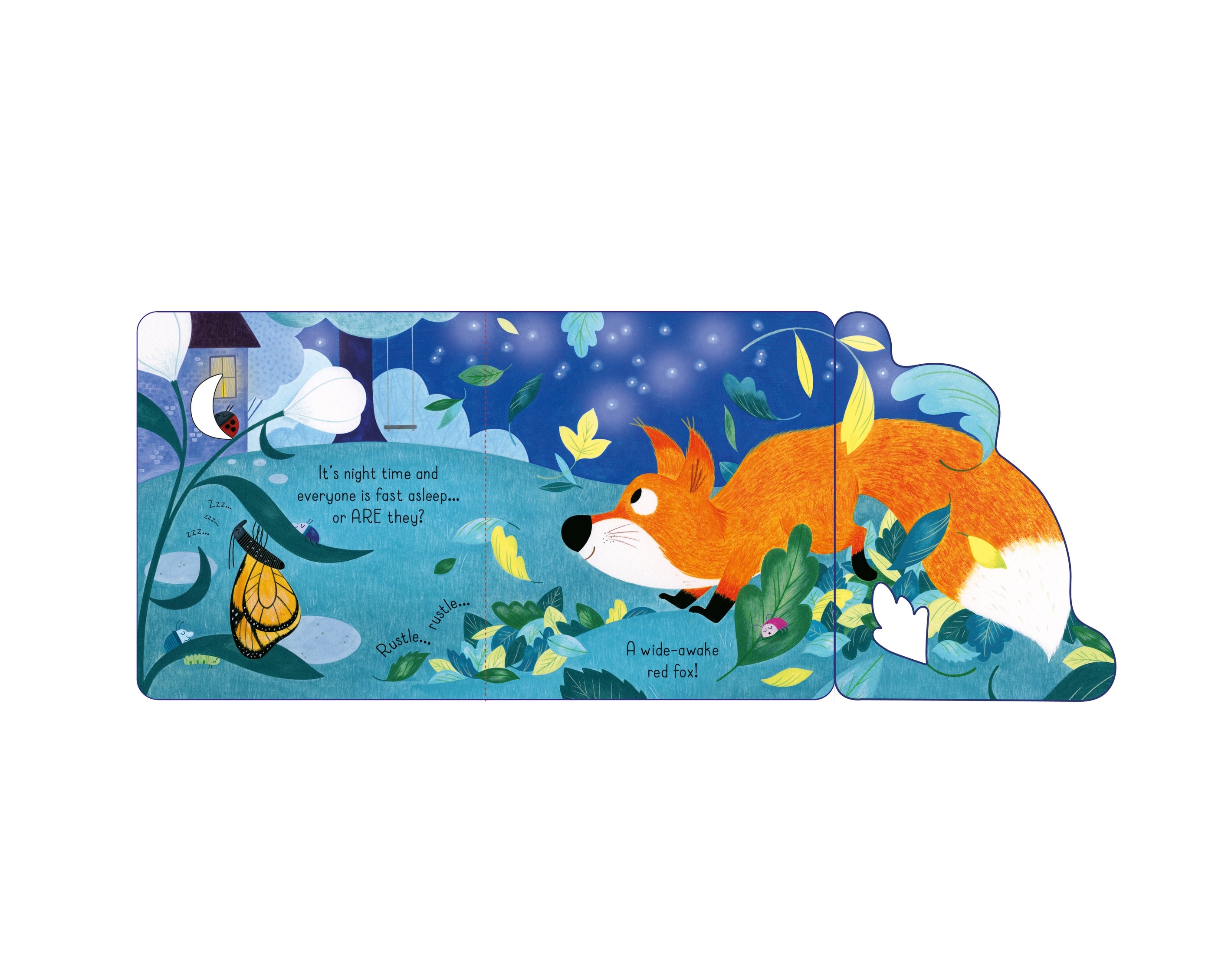 Detaliu din cartea „Little Lift and Look Red Fox”, Usborne – imaginea 2
