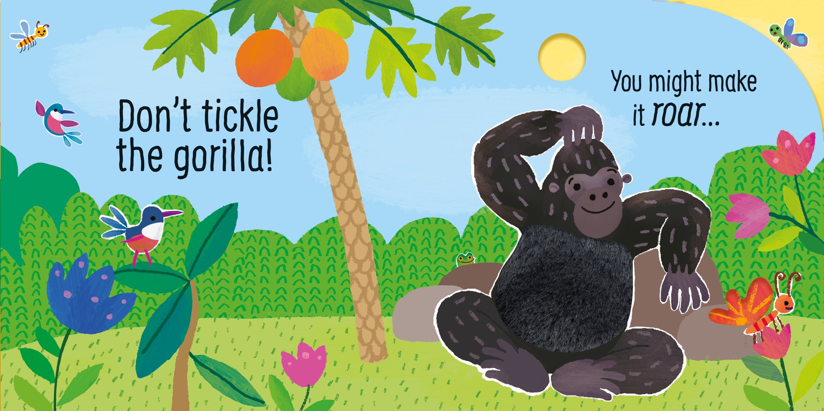 Detaliu din cartea „Don't Tickle the Gorilla!”, Usborne – imaginea 2