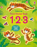 First Sticker Book 123 – Carte cu stickere pentru copii 3+ ani, Usborne